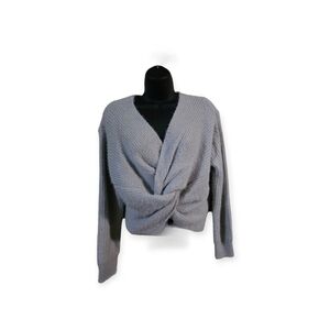 Azalea Wang Gray Knit Sweater